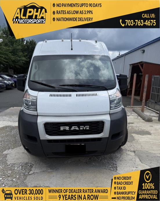 2020 RAM PROMASTER 2500 High Roof 159.0" WB