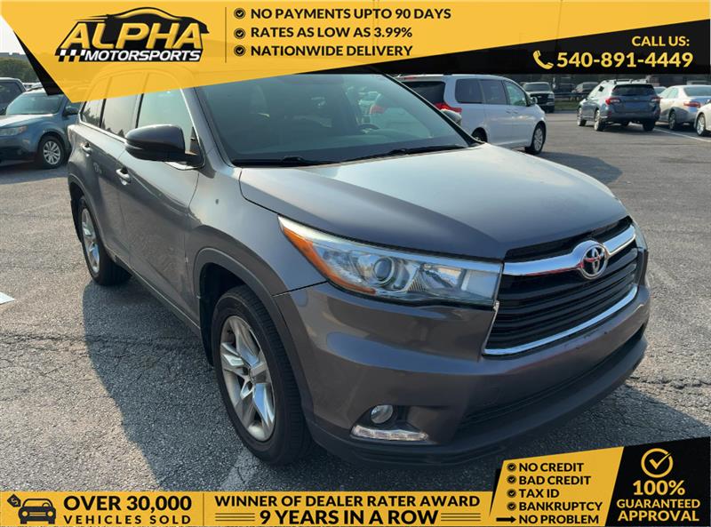 2015 TOYOTA HIGHLANDER LIMITED