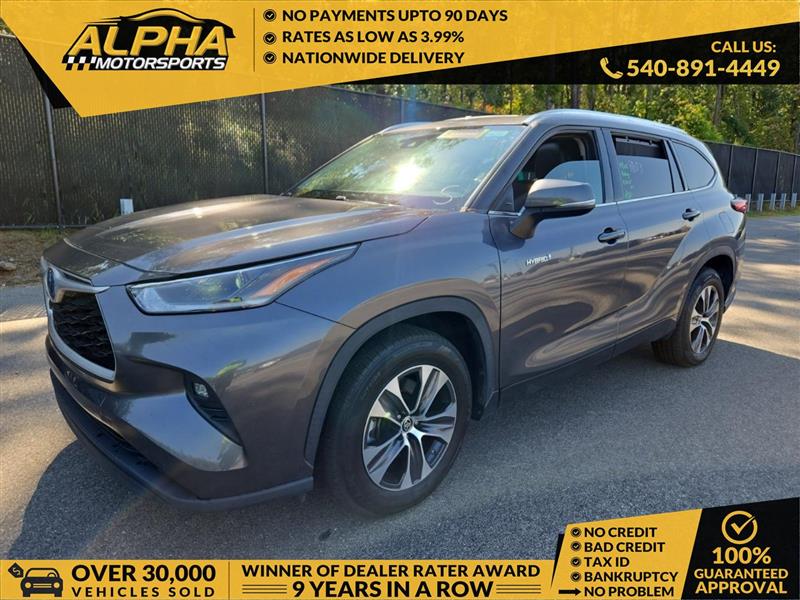 2021 TOYOTA HIGHLANDER HYBRID XLE