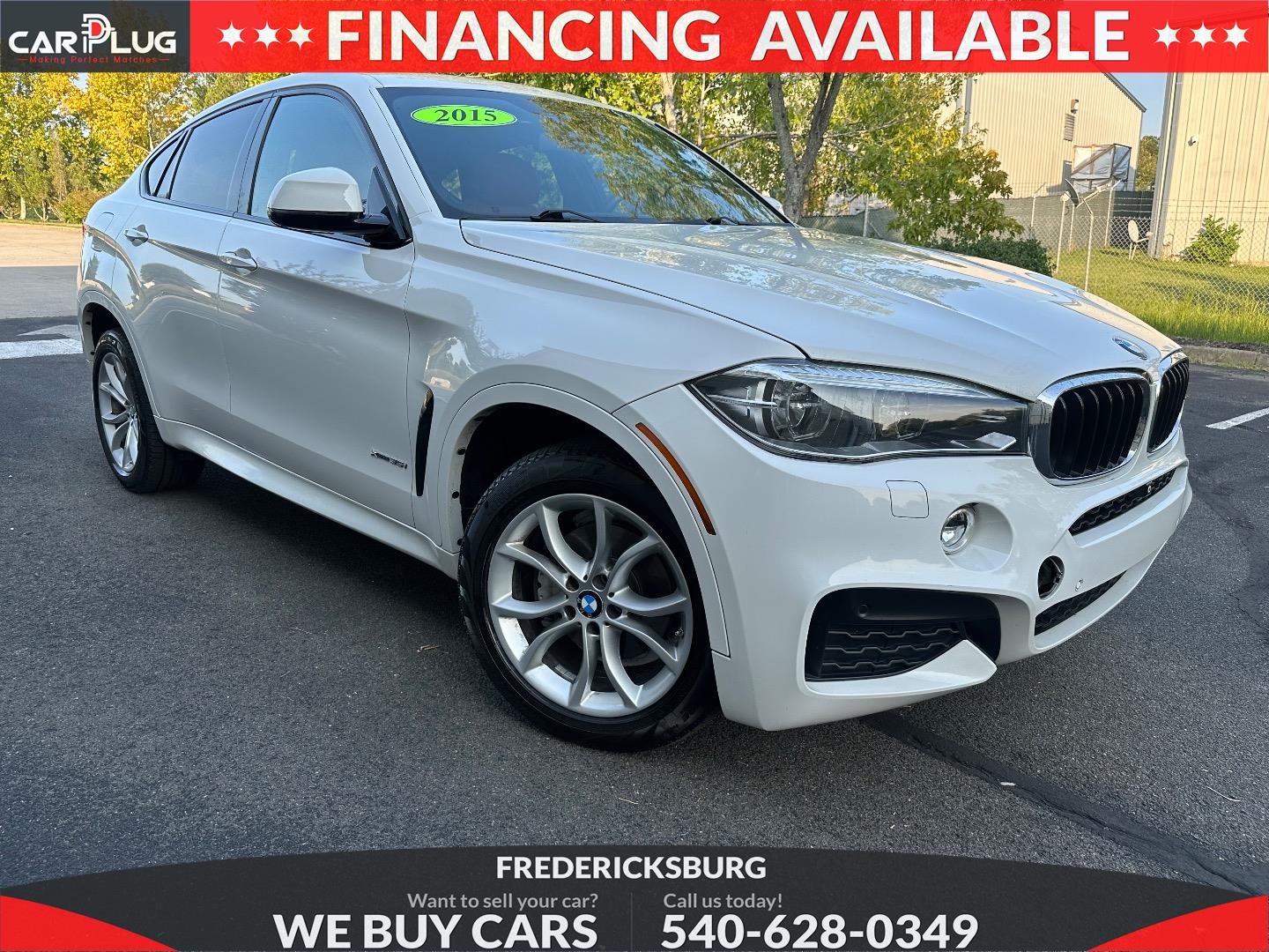 2015 BMW X6 xDrive35i FREDERICKSBURG , VIRGINIA CarPlug VA 22405