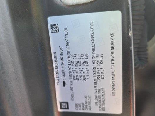 2021 CHEVROLET TAHOE Z71