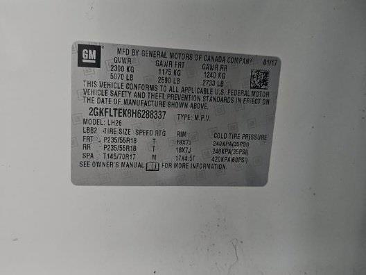 2017 GMC TERRAIN SLE