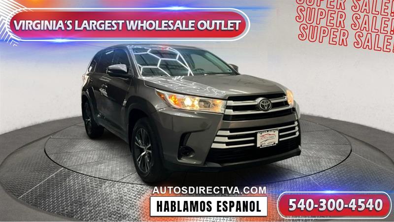 2017 TOYOTA HIGHLANDER LE