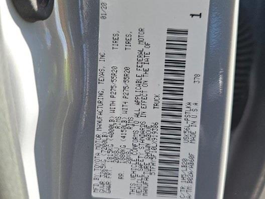 2020 TOYOTA TUNDRA LIMITED