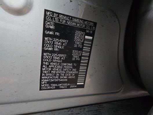 2019 NISSAN ROGUE SV