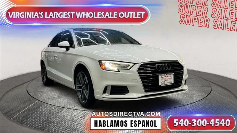 2018 AUDI A3 SEDAN Premium/Tech Premium