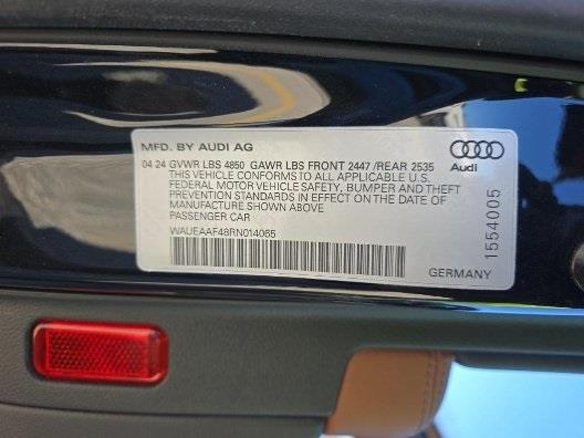 2024 AUDI A4 SEDAN S line Premium Plus