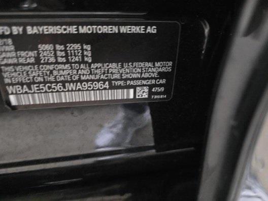 2018 BMW 5 SERIES 540i