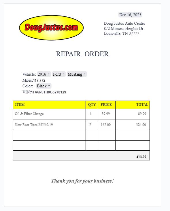 2016 FORD MUSTANG ECOBOOST