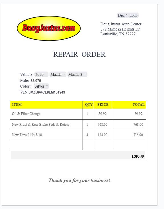 2020 MAZDA MAZDA3 Select 