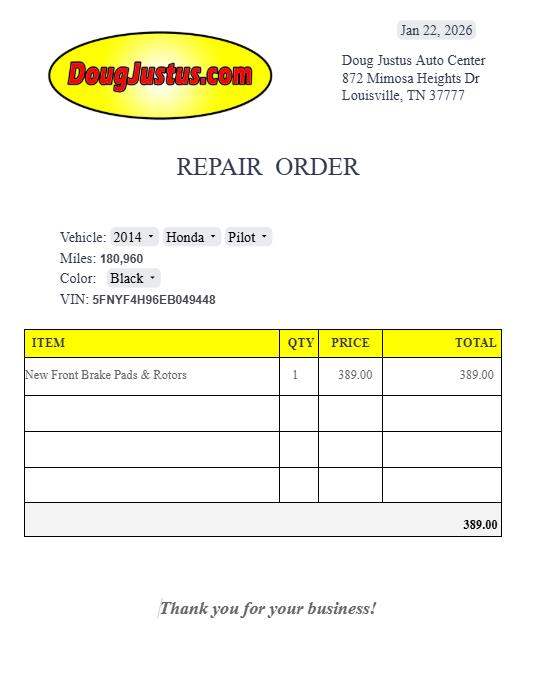 2014 HONDA PILOT TOURING