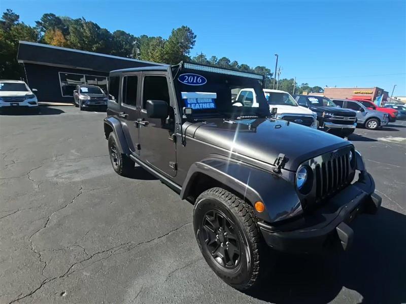2016 JEEP WRANGLER UNLIMITED Backcountry