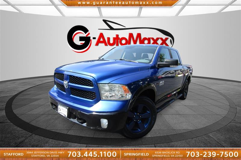 2016 RAM 1500 Outdoorsman Crew Cab 4WD