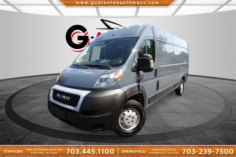 2019 RAM PROMASTER 3500 159 High Roof Extended Cargo Van FWD