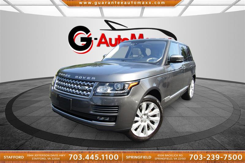2016 LAND ROVER RANGE ROVER V8 Supercharged 4WD