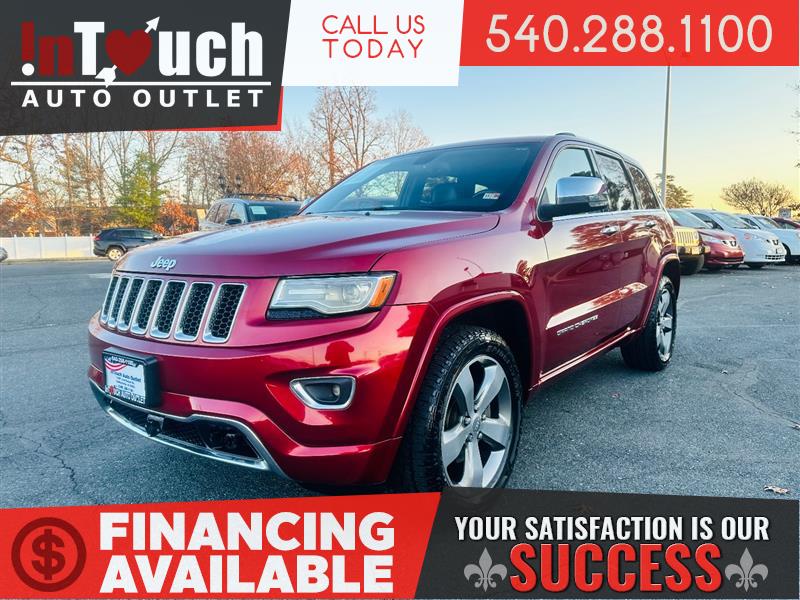 2014 JEEP GRAND CHEROKEE OVERLAND 4WD w/NAVIGATION SYSTEM & PANORAMIC MOONROOF