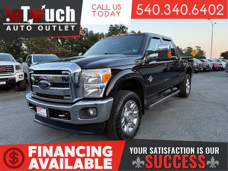 2014 FORD SUPER DUTY F-350 SRW LARIAT CREW CAB 4WD w/ULTIMATE PACKAGE