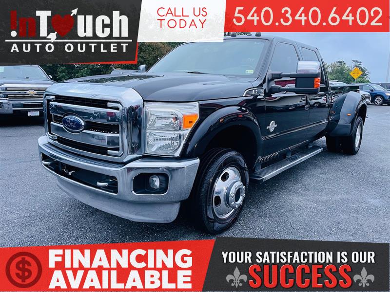 2013 FORD SUPER DUTY F-350 DRW LARIAT CREW CAB 4WD