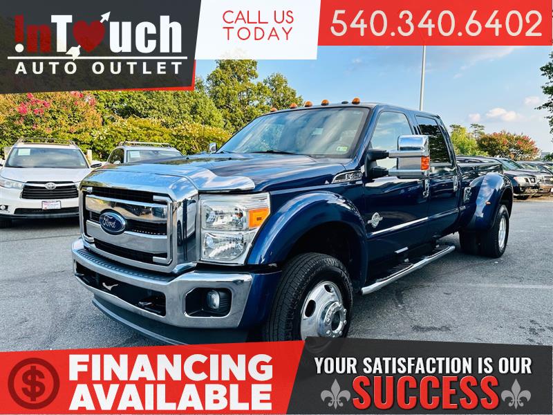 2012 FORD SUPER DUTY F-450 DRW LARIAT CREWCAB 4WD w/6.7L V8 DIESEL ENGINE