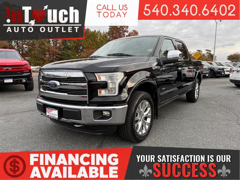 2016 FORD F-150 LARIAT CREW CAB 4WD w/NAVIGATION SYSTEM & MOONROOF
