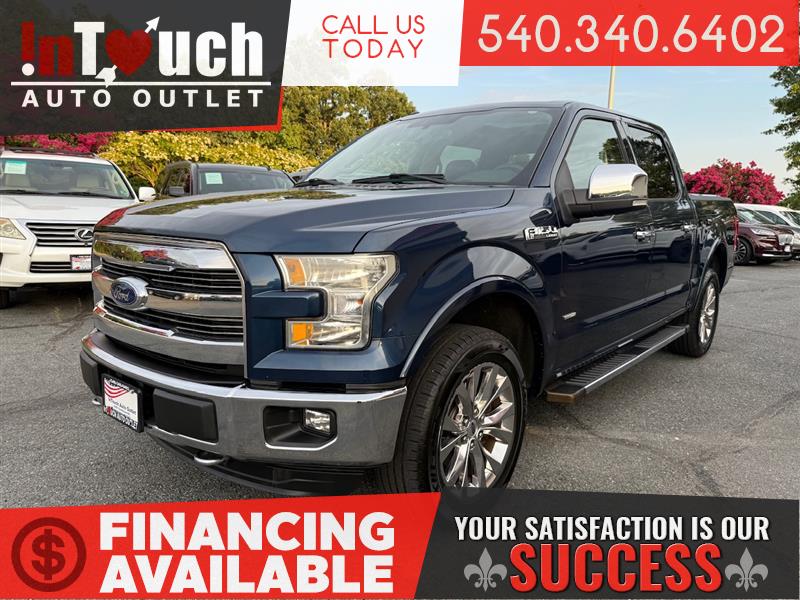 2016 FORD F-150 LARIAT CREW CAB 4WD w/NAVIGATION & MOONROOF