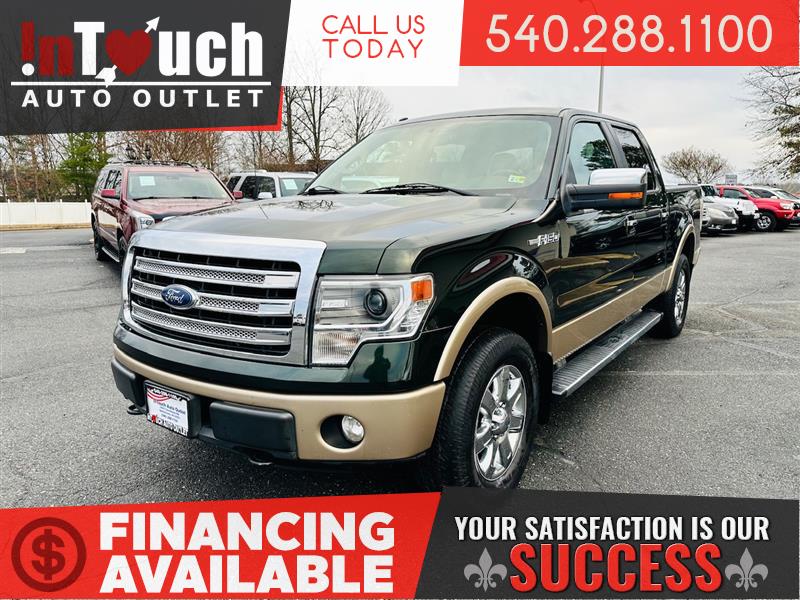 2013 FORD F-150 LARIAT SUPERCREW 4WD w/NAVIGATION SYSTEM & MOONROOF