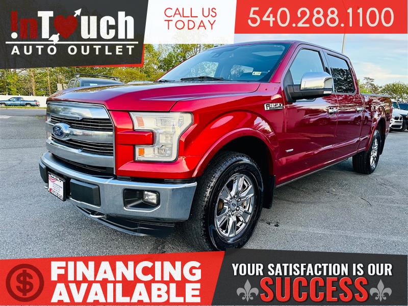 2016 FORD F-150 LARIAT SUPERCREW 4WD w/NAVIGATION SYSTEM & MOONROOF