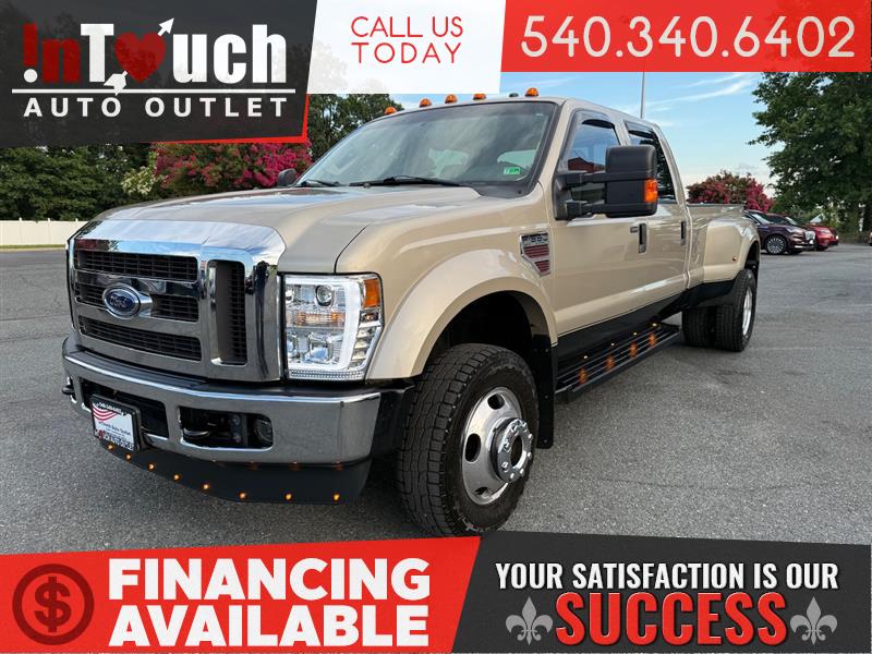 2008 FORD SUPER DUTY F-350 DRW LARIAT CREW CAB 4WD