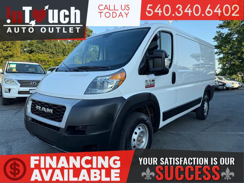 2019 RAM PROMASTER CARGO VAN 136" WB-LOW ROOF