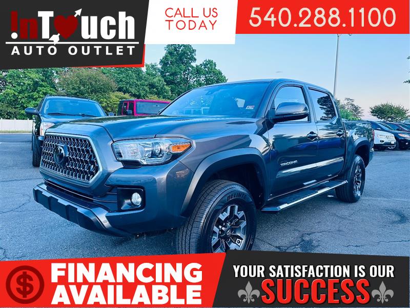 2018 TOYOTA TACOMA DOUBLE CAB 4WD w/NAVIGATION SYSTEM & TRD OFF ROAD PACKAGE