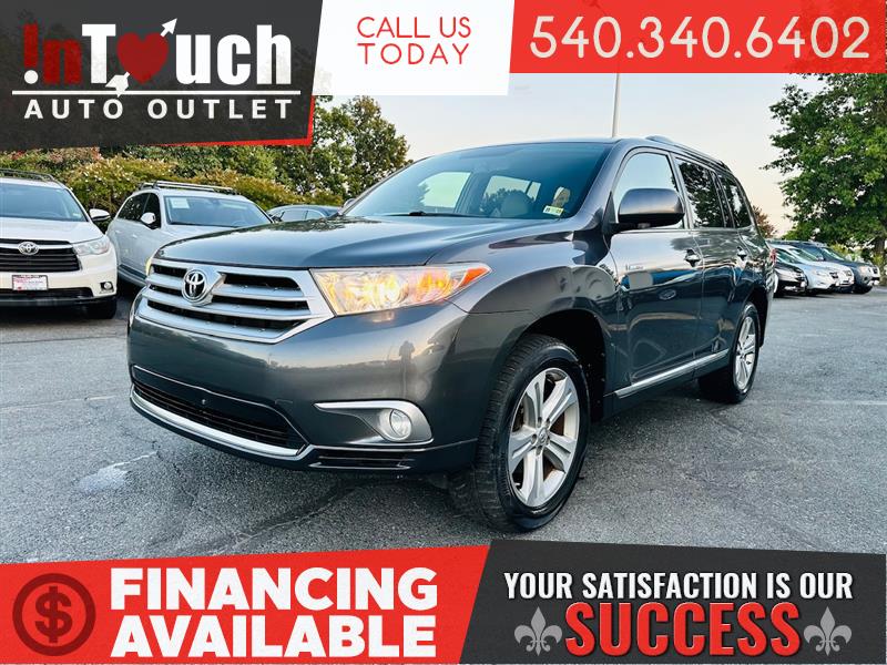 2012 TOYOTA HIGHLANDER LIMITED 4WD w/NAVIGATION SYSTEM & SUNROOF 3RD ROW SEATING