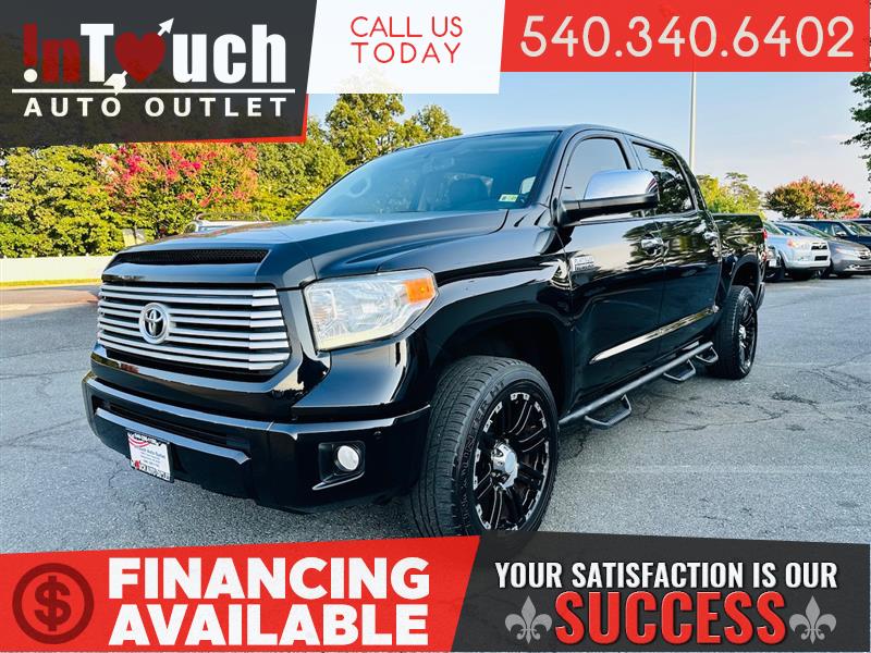 2015 TOYOTA TUNDRA 4WD PLATINUM CREWMAX 5.7L V8