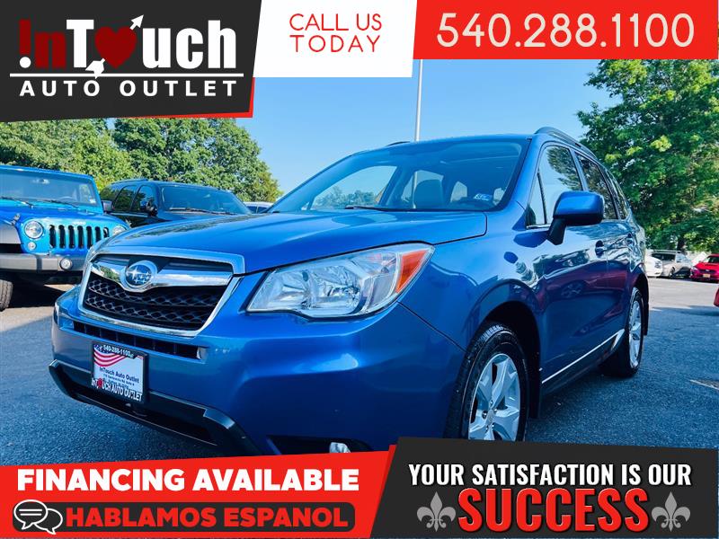 2015 SUBARU FORESTER LIMITED AWD w/PANORAMIC MOONROOF