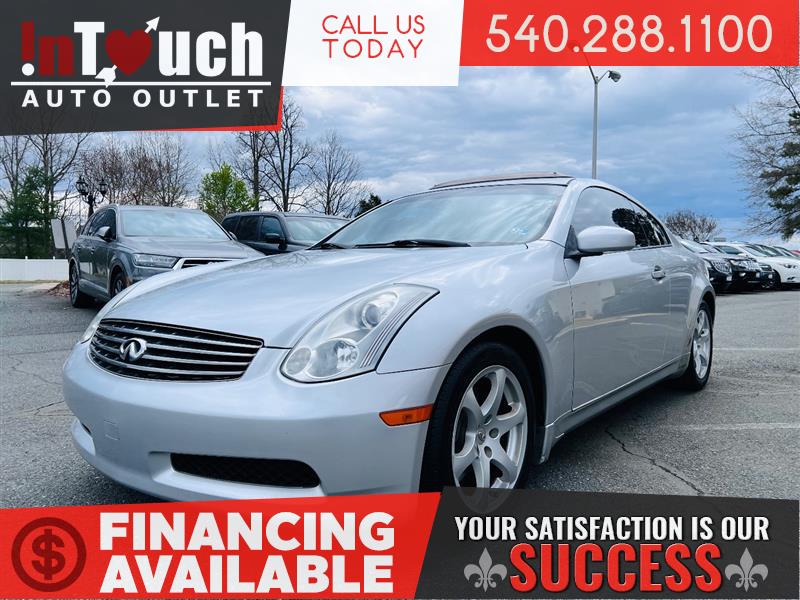 2006 INFINITI G35 COUPE w/PREMIUM PACKAGE & SUNROOF