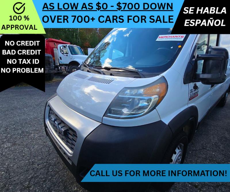 2020 RAM PROMASTER CARGO VAN 2500 HIGH ROOF 159 WB