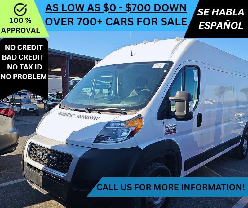 2019 RAM PROMASTER CARGO VAN 2500 HIGH ROOF 159 WB
