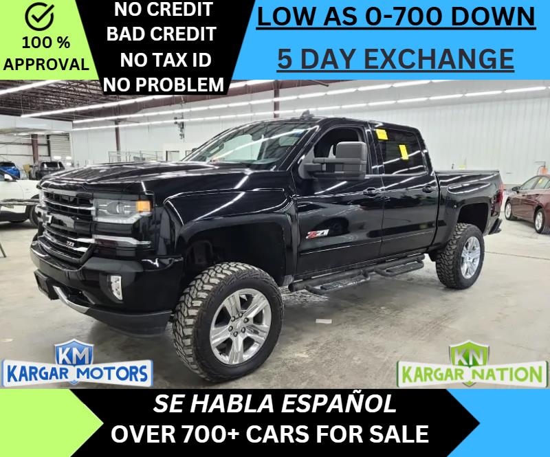 2017 CHEVROLET SILVERADO 1500 LT Z71 CREW CAB 4X4 LEATHER LIFTED OFF ROAD