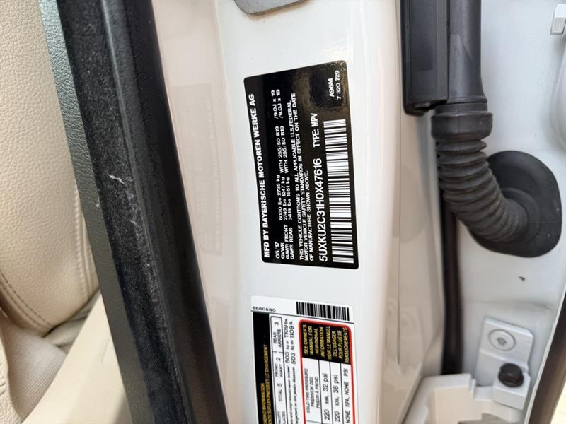 2017 BMW X6 XDRIVE35I