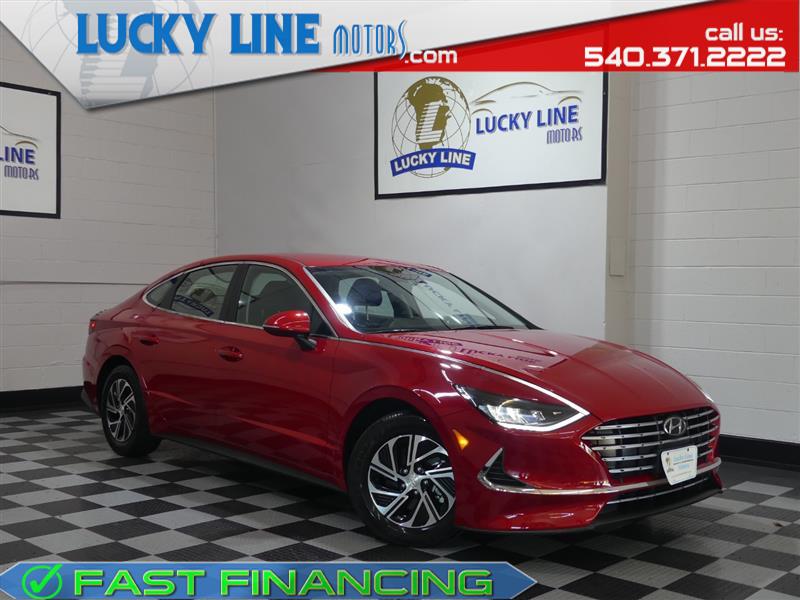 2021 HYUNDAI SONATA HYBRID Blue