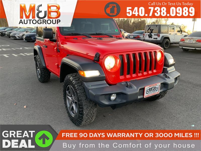 2018 JEEP WRANGLER SPORT S