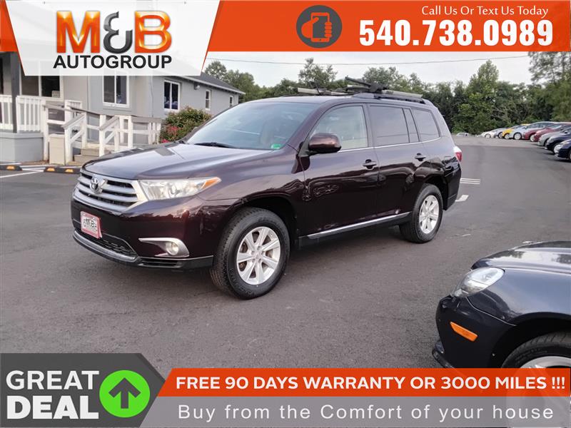 2012 TOYOTA HIGHLANDER SE