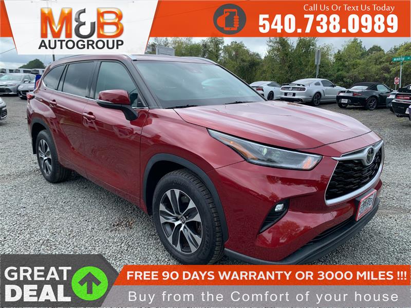 2021 TOYOTA HIGHLANDER XLE