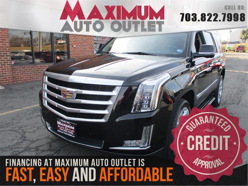 2016 CADILLAC ESCALADE LUXURY 4WD WITH NAVIGATION SUNROOF & BSM