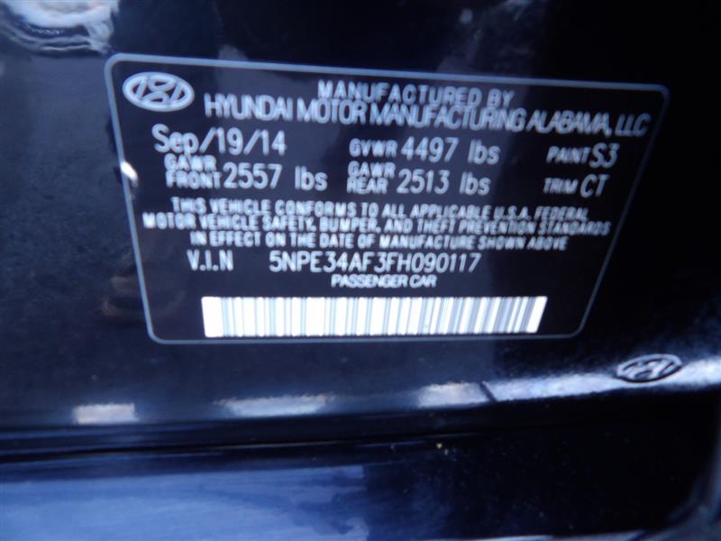 2015 HYUNDAI SONATA SPORT 