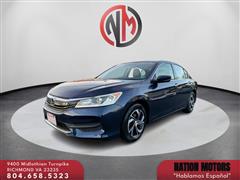 2016 HONDA ACCORD LX