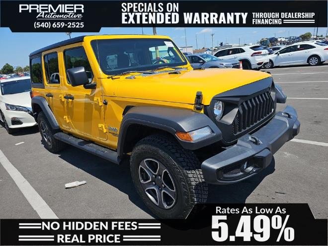 2019 JEEP WRANGLER UNLIMITED Sport S