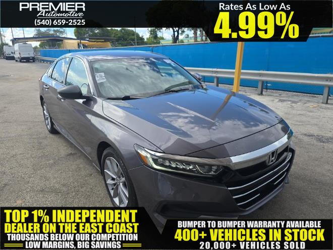 2021 HONDA ACCORD LX