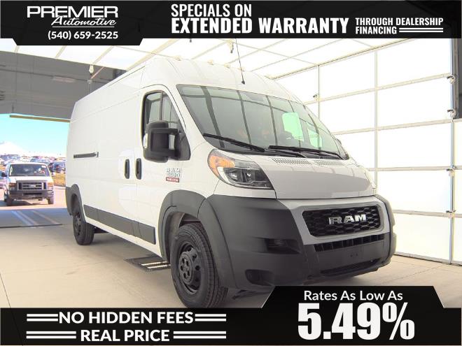 2021 RAM PROMASTER CARGO VAN 