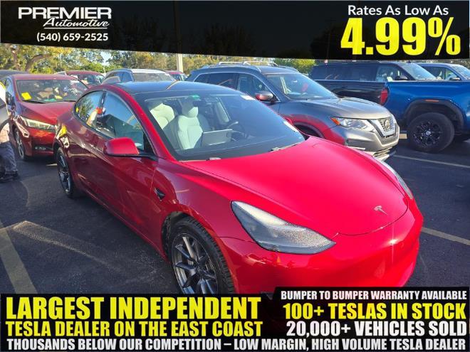 2021 TESLA MODEL 3 Standard Range Plus