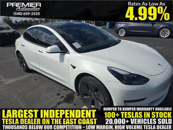 2023 TESLA MODEL 3 Standard Range